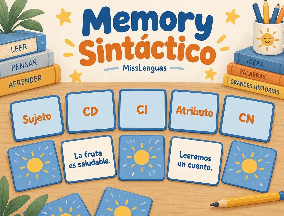 Portada de Memory Sintáctico
